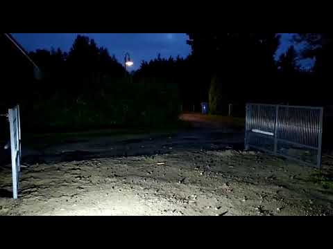 Zäune aus Polen 2 Flügeltore Doppelstabmatten mit Elektrische Antriebe Gold Zäune !!!